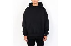 China Blank Thick Unisex Plain Hoodies 100% Cotton Oversized Pullover Streetwear supplier