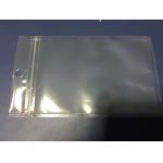 Three Side Seal Clear Plastic Pouches Packaging k Bag With Hang Hole for sale