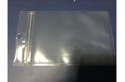 China Three Side Seal Clear Plastic Pouches Packaging k Bag With Hang Hole supplier
