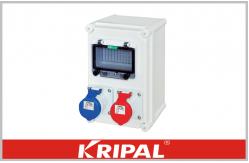 China IP44 Temporary Power Distribution Electric Socket Box AC 400V supplier