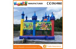 China Lovely Mickey Mouse Inflatable Bouncer Slide For Park CE Certifications supplier
