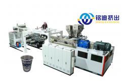 China PET Cup Body Sheet Extrusion Line Plastic Extruder 800-1300kg/h supplier