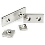 NdFeb Rectangular Shape Ring Shape Countersunk Magnet with Nickel Plated for sale