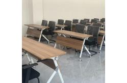 China Wooden Folding Conference School Student Staff Training Table With Wheels supplier