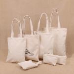 100 Cotton Canvas Shopping Bag , High Durability Canvas Tote Shopper Bag for sale