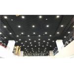 Triangular Open Cell Metal Ceiling Tiles Perforated Aluminum Metal Grille Ceiling