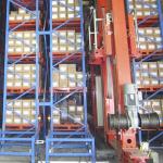 Asrs Rack System Automated Warehouse Storage And Retrieval System With Safety Curtains