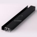 6000 Series ISO Aluminum Black Alloy OEM For Cabinet , Wardrobe Material for sale