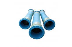 China 6 Inch NBR Flexible Dredging Rubber Hose With Threaded Union For Dredging supplier