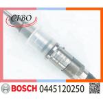 1 Year Warranty 0445120250 KOMATSU Fuel Injectors for sale