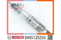 China 1 Year Warranty 0445120250 KOMATSU Fuel Injectors supplier