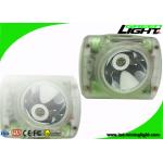 Lightweight 13000 Lux Rechargeable Miners Cap Lamp Waterproof IP68 With USB Charger for sale