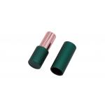 Aluminum Green Luxury Empty Magnet Lipstick Tubes 3.5g Lip Balm Tubes​ for sale