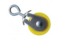 China Ss304 Plastic Nylon Poultry Pulley For Chicken Drinking Water Feeding Line supplier