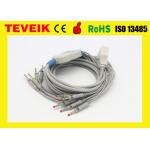 ECG cable with integrated 10 lead wires for Fukuda ME EKG machine