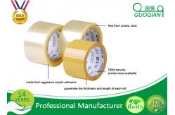 China Clear Transparent High Tack Adhesive BOPP Packing Tape 48mm X 50m supplier