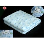 Custom Printing Pattern Swaddle Blanket BSCI Audit -print Cute Baby Flannel Fleece Blanket with Embroidery for sale