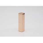 Square Gold Aluminum Magnet Lip Balm Containers Bulk for sale