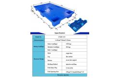 China Recycled Nestable Plastic Pallet HDPE Pallets 1000KG 1125*700*150mm supplier