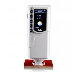 White Plastic Handheld Colorimeter , 4mm Aperture Paint Color Difference Analyzer for sale