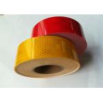Truck Car Reflective Conspicuity Tape , Highway Red Amber Light 2 Inch White Reflective Tape for sale