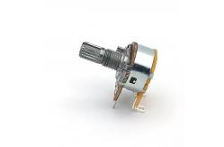 China 5k Potentiometer With Switch 15mm Dual Gang Audio Taper supplier