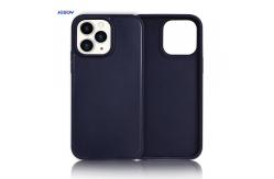 China TPU PC Double Groove Blank Cell Phone Case Customized Logo Inlay Wood Leather supplier