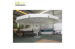 China 4m 5m Double Top Patio Umbrella Large Garden Parasol With Base supplier