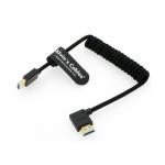 Ultra HD 8K HDMI 2.1 Braided Coiled Cable HDMI For Atomos Ninja V Portkeys BM5 For Feelworld Monitor For Canon C300 for sale