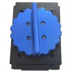 Aluminum BGA Test Socket Housing KR-5578-SP  Turning Drilling Services CNC Machining for sale