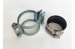 China Galvanised Plated Steel Heavy Duty Pipe Clamps Coupling Grip Pipe With Teeth supplier