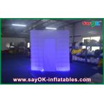 Wedding Photo Booth Hire Cube LED Inflatable Photo Booth With Curtan Christmas Decoration Use for sale