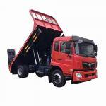 Dongfeng Flatbed Truck With Self Unloading Dump Euro VI Discharge Basis Standard for sale
