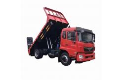 China Dongfeng Flatbed Truck With Self Unloading Dump Euro VI Discharge Basis Standard supplier