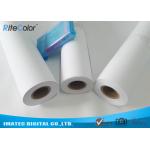 42 / 44 Matte Coated Inkjet Paper Rolls Wide Format Printing Anti Fading for sale