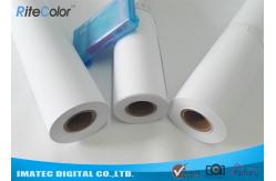 China 42 / 44 Matte Coated Inkjet Paper Rolls Wide Format Printing Anti Fading supplier