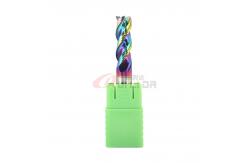 China DLC Coating 3 Flutes Aluminium Square End Mill U Groove Shaped supplier