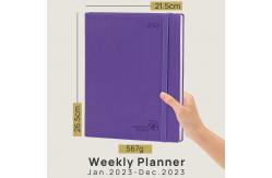 China REACH Pu Leather Custom Academic Planner 2023 Weekly Planner supplier