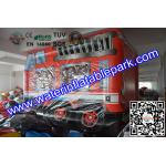 Giant Funny Firetruck Inflatable Bouncy Castle Jumper House for sale