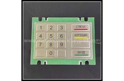 China 16 Key ATM Machine Metal Numeric Keypad With Stainless Steel Russian Keyboard supplier