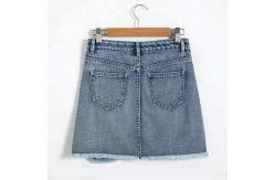 China Casual Mini A Line Teen Girls Denim Skirts / Children's Jean Skirts Customized supplier