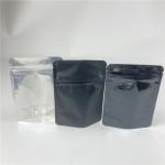 Heat Seal Foil See Through Bag Hologram Stand Up Zipper Bag for sale