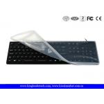 Removable Waterproof Silicone USB Keyboard For Harsh Industrial for sale