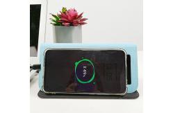 China PU Leather Wireless Charging Mouse Pad Foldable Multifunctional supplier