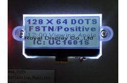 China FSTN Standard LCD Module COG 128X64 Dots 3V ST7565R Controller Graphic LCD Display supplier