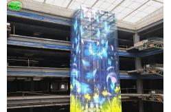China P3.9 P7.8 Indoor 5000cd/m2 Transparent Led Screen supplier