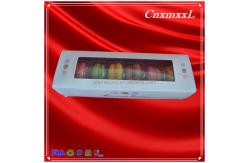 China 6in1 23cm Length Macaron Window Box Empty Valentines Chocolate Box supplier