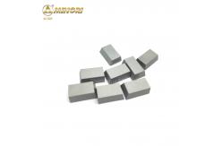 China Wear Resistant Tungsten Cemented Carbide Brazing Tips SS10 For Limestone Cutting supplier