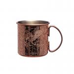 304 Stainless Steel Copper Mug Etch Design Customized Stainless Steel Wine Cup For Party for sale
