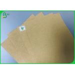 Bag material 60g to 120g Brown Kraft Food Packaging Paper Rolls 120cm Width for sale